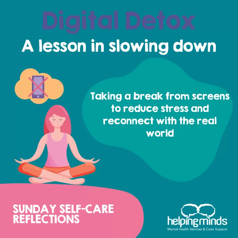 After mindful mornings I am looking at digital detox